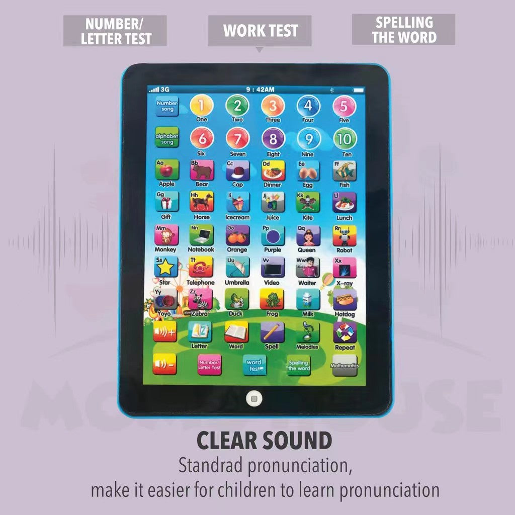 Kids Early Learning Education Touch Screen Mini iPad Tablet Computer Gift Toy For Children Learning Toys Gift For Boys Girls Baby