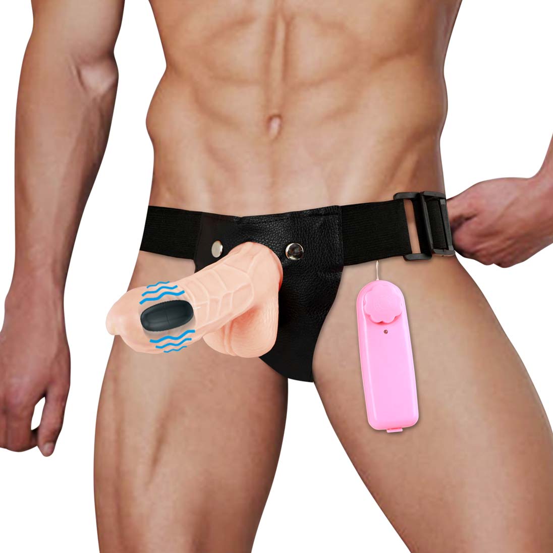 Strap on Realistic Dildo Adjustable Harness G Spot Vibrator Vagina Anal Adult Play Sex Toys for Lesbian Couple Women Men