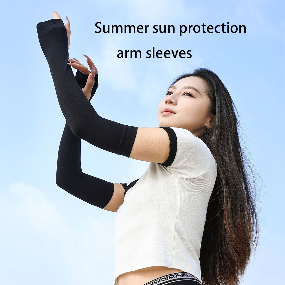 3 pairs in one combination Ice sleeves for summer sun protection, ice silk for UV protection, men's and women's fashion, outdoor driving and cycling sports