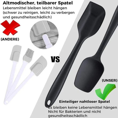 7 Pieces Silicone Spatula Set Food Grade Non Stick Heat Resistant Spatulas Turner for Cooking Baking Mixing Bakeware Tools Cooking Utensils