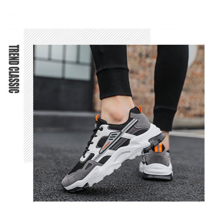 Men's Shoes Sneakers Man Breathable Mesh Running Shoes Trendy Casual Sports Student Travel Shoes