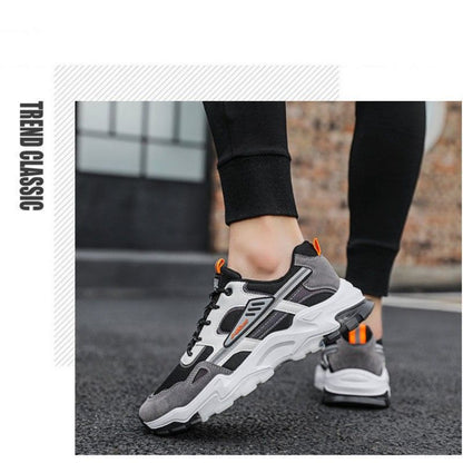 Men's Shoes Sneakers Man Breathable Mesh Running Shoes Trendy Casual Sports Student Travel Shoes