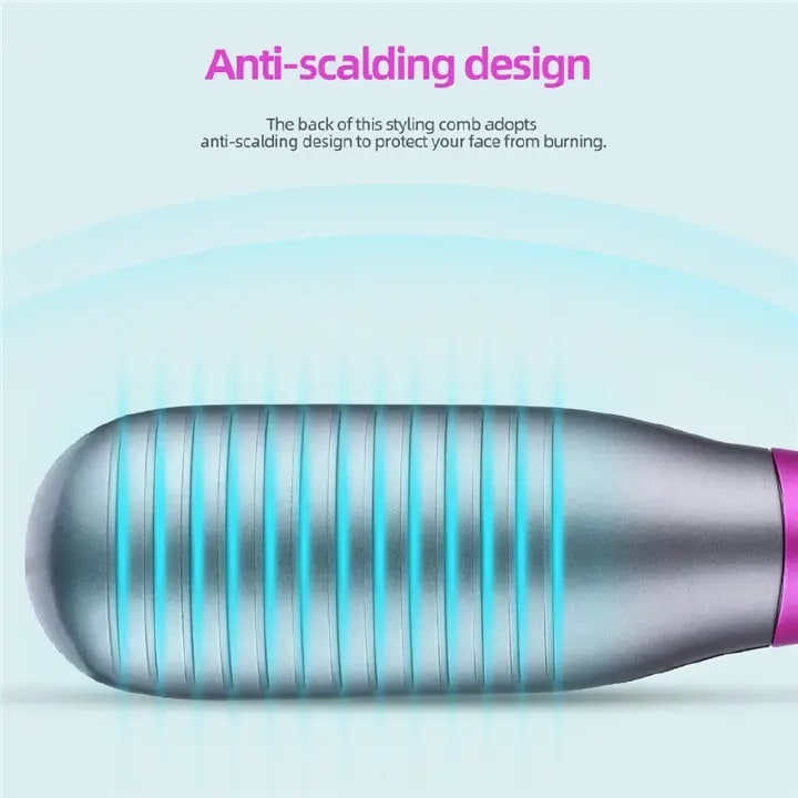 Hair Dryer Brush 350W Hair Brush Low Noise 180 ℃ 3 Speed Anti Scald Design Negative Ion Hair Styling Tools Multifunctional Electric Hot Air Blow Combs Tourmaline Ceramic Hair Dry Brush