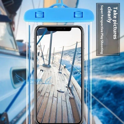FRANK Waterproof Mobile Phone Cases Transparent Phone Underwater Storage Bag Swimming Diving Protective Swimming Bags Waterproof Phone Case Water proof Bag Mobile Phone Pouch PV Cover