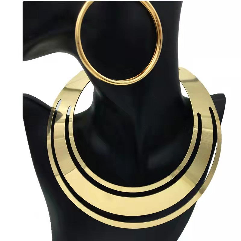 Amazon hot-selling women&apos;s earrings explosion-proof multi-layer tassel earrings earrings gold