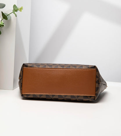 New Fashion Retro Large Capacity Fashionable Handheld One Shoulder Printed Tote Bag