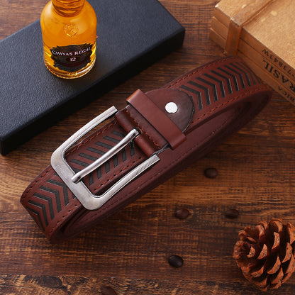 New 7Pcs/Set Men Watches Luxury Gifts Set Belt Tie Watch Wallet Perfume Cufflinks Pen Set Wallet Set Christmas Gift Valentines Gifts