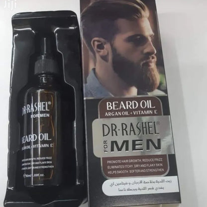 Dr. Rashel Beard Growth Oil With Argan Oil + Vitamin E For Men