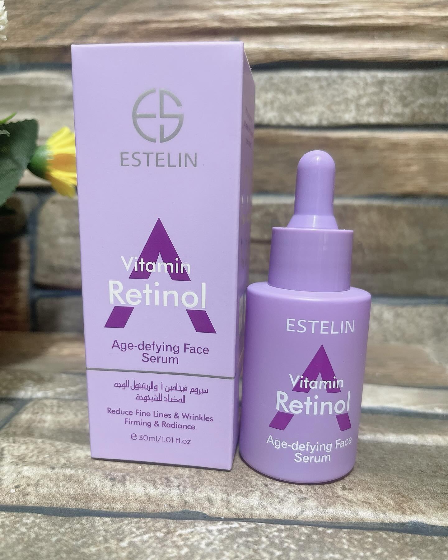 2 Packs Estelin Vitamin Retinol Serum 30ml X 2 Control Excessive Oil Clears Clogged Pores Refreshing And Hydrating Purifies And Softens Skin Face Serum