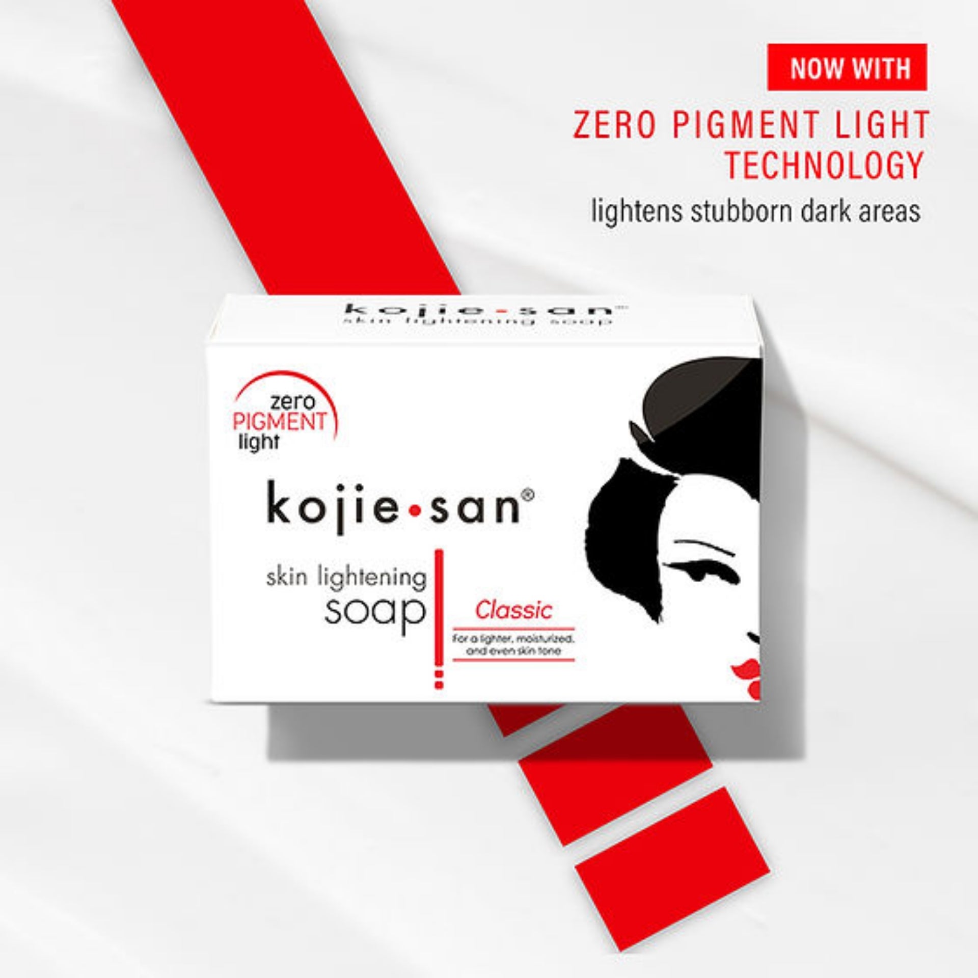 Kojie San Skin Lightening Soap - Original Classic Kojic Acid Soap for Dark Spots, Hyperpigmentation, Whitening & Scars - Beauty Bar with Coconut & Tea Tree Oil for Fair glowing Flawless Even Skin Tone