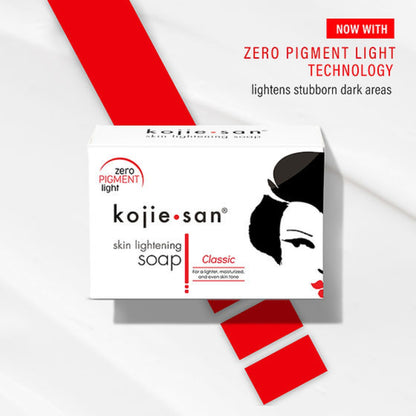 Kojie San Skin Lightening Soap - Original Classic Kojic Acid Soap for Dark Spots, Hyperpigmentation, Whitening & Scars - Beauty Bar with Coconut & Tea Tree Oil for Fair glowing Flawless Even Skin Tone