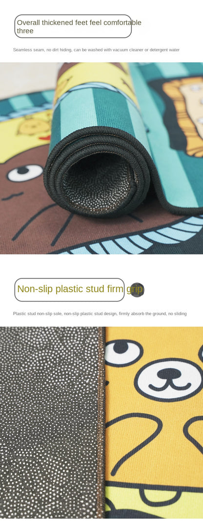 2 Pieces Kitchen Rugs Set Non Slip Kitchen Mat Rubber Backing Mat Slip Kitchen Mats Waterproof Kitchen Rug Ergonomic Comfort Standing Mat for Kitchen