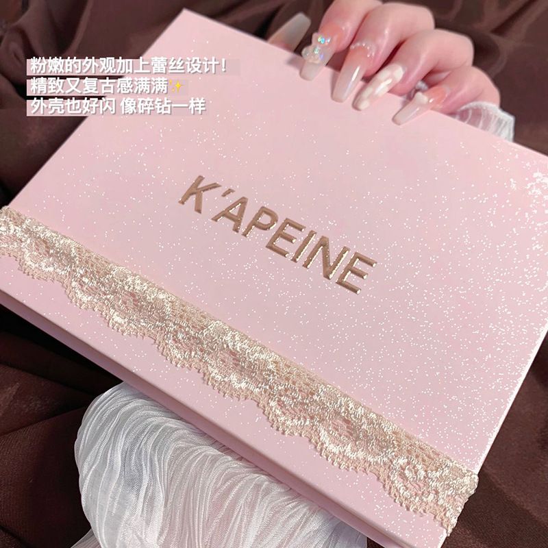 Capel 12 color lace eye shadow dream goddess dumb pearl powder blusher high gloss powder gel liquid eye shadow