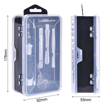 115 in 1 bit kit for mobile phone maintenance, multi-function precision screwdriver kit Black one size