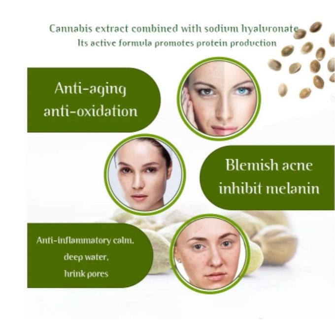 Hemp Oil Face Serum 5000mg Holistic Herb Bioactive Extract Full Spectrum