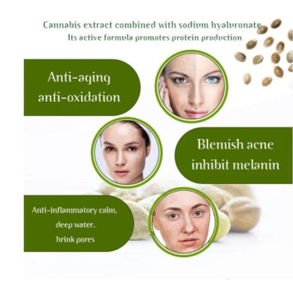 Hemp Oil Face Serum 5000mg Holistic Herb Bioactive Extract Full Spectrum
