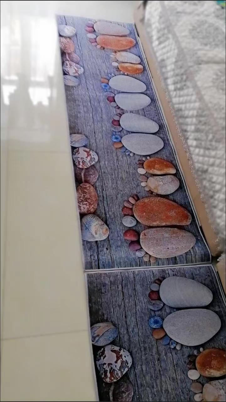 2 Pieces Kitchen Rugs Set Non Slip Kitchen Mat Rubber Backing Mat Slip Kitchen Mats and Rugs Waterproof Kitchen Rug Ergonomic Comfort Standing Mat