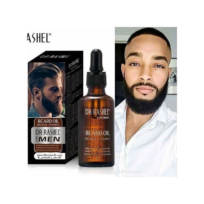 Dr. Rashel Beard Growth Beard Oil With Argan Oil + Vitamin E For Men