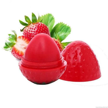 Strawberry Shape Strawberry Lipbalm Gloss Lip Balm - Vaseina