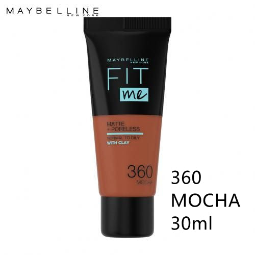 【Discounted】Maybelline Fit Me Matte And Poreless Foundation- Mocha 360