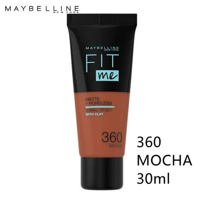 【Discounted】Maybelline Fit Me Matte And Poreless Foundation- Mocha 360