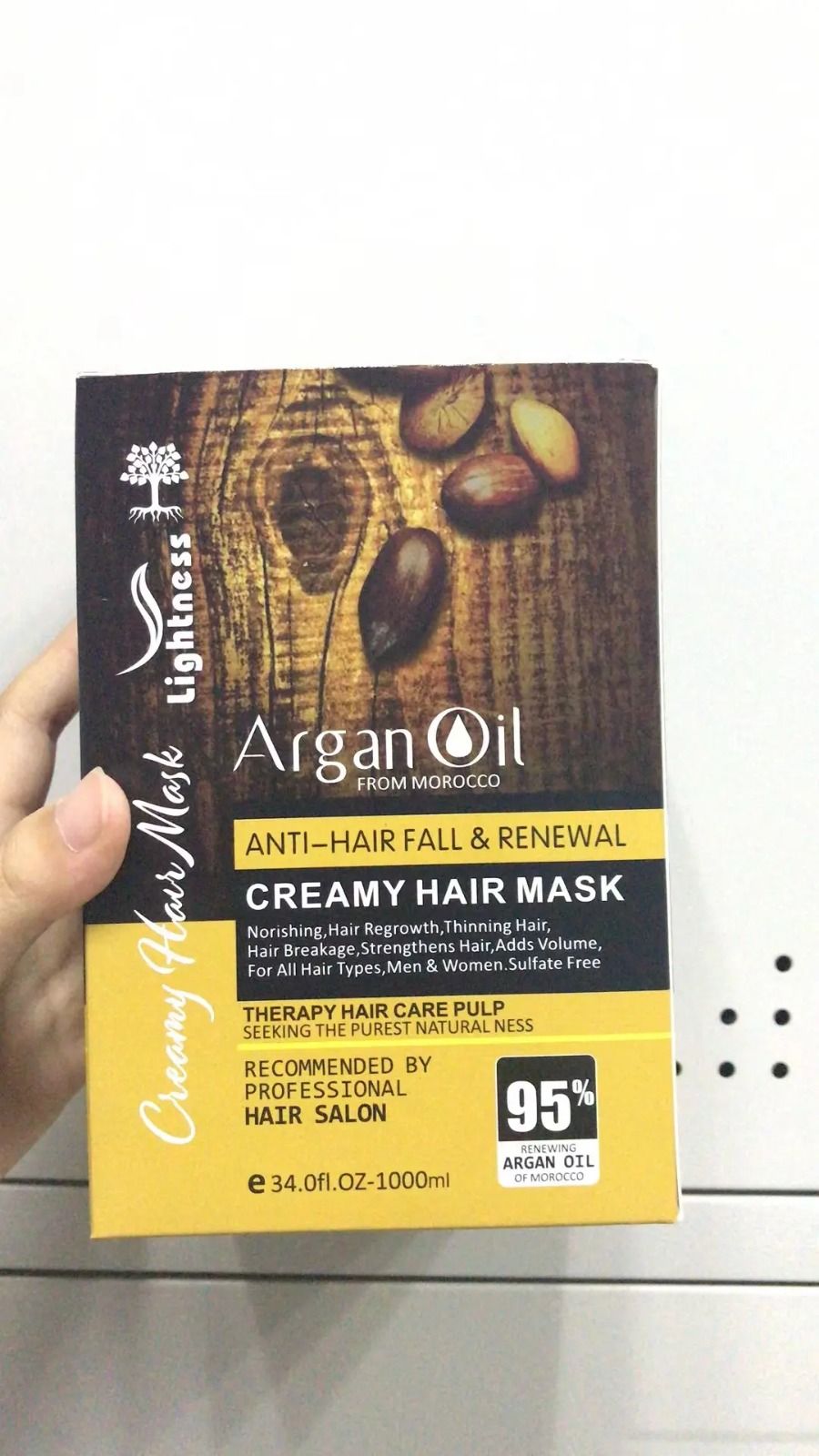 Calodia Organic Argan Oil Hair Mask Cream Repairing Dry Hair Hair-Repairing, Nourishing, Color-Protection, Refreshing, Moisturizing, Smoothing, Fluffy Macadamia Creamy Hair Mask