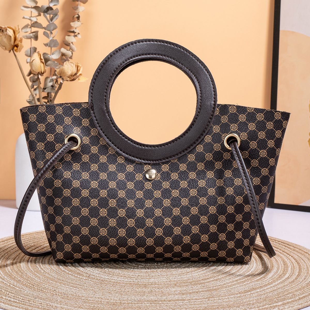 Fashion foreign handbags basket bag small niche all-in-one crossbody bag