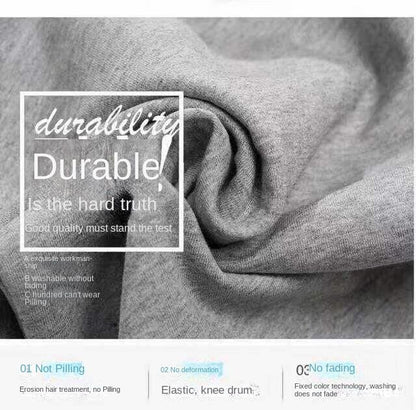 2PC black+grey Men's clothes thin ice silk pants students clothing boys loose straight leg sweatpants trousers Dad long casual sports pants