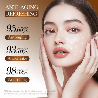 SADOER 4PCS Skin Care Set Collagen Anti-Wrinkle Moisturizing Set Face Cleanser + Anti-aging Collagen Face Cream + Collagen Face Serum + Lip Balm