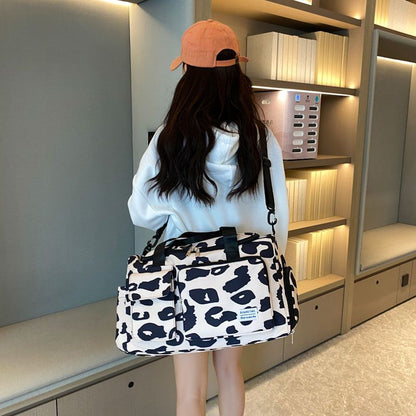 Womens Stylish Waterproof Fitness Travel Bag - Rugged Design for Outdoor Adventures, Ultra-Lightweight & Multi-Purpose and Easy to Carry