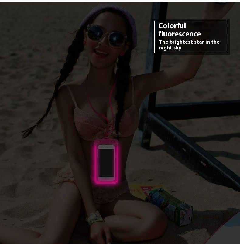 FRANK Waterproof Mobile Phone Cases Transparent Phone Underwater Storage Bag Swimming Diving Protective Swimming Bags Waterproof Phone Case Water proof Bag Mobile Phone Pouch PV Cover