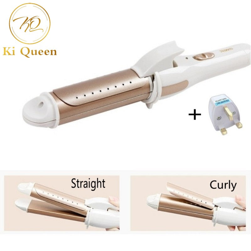2 In 1 Curling Iron Hair Straightener Flat Iron Straightening Irons Hair Styling Tools Hair Beauty