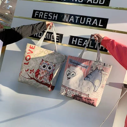 Large capacity shoulder bag canvas bag Crossbody bag for women handbags