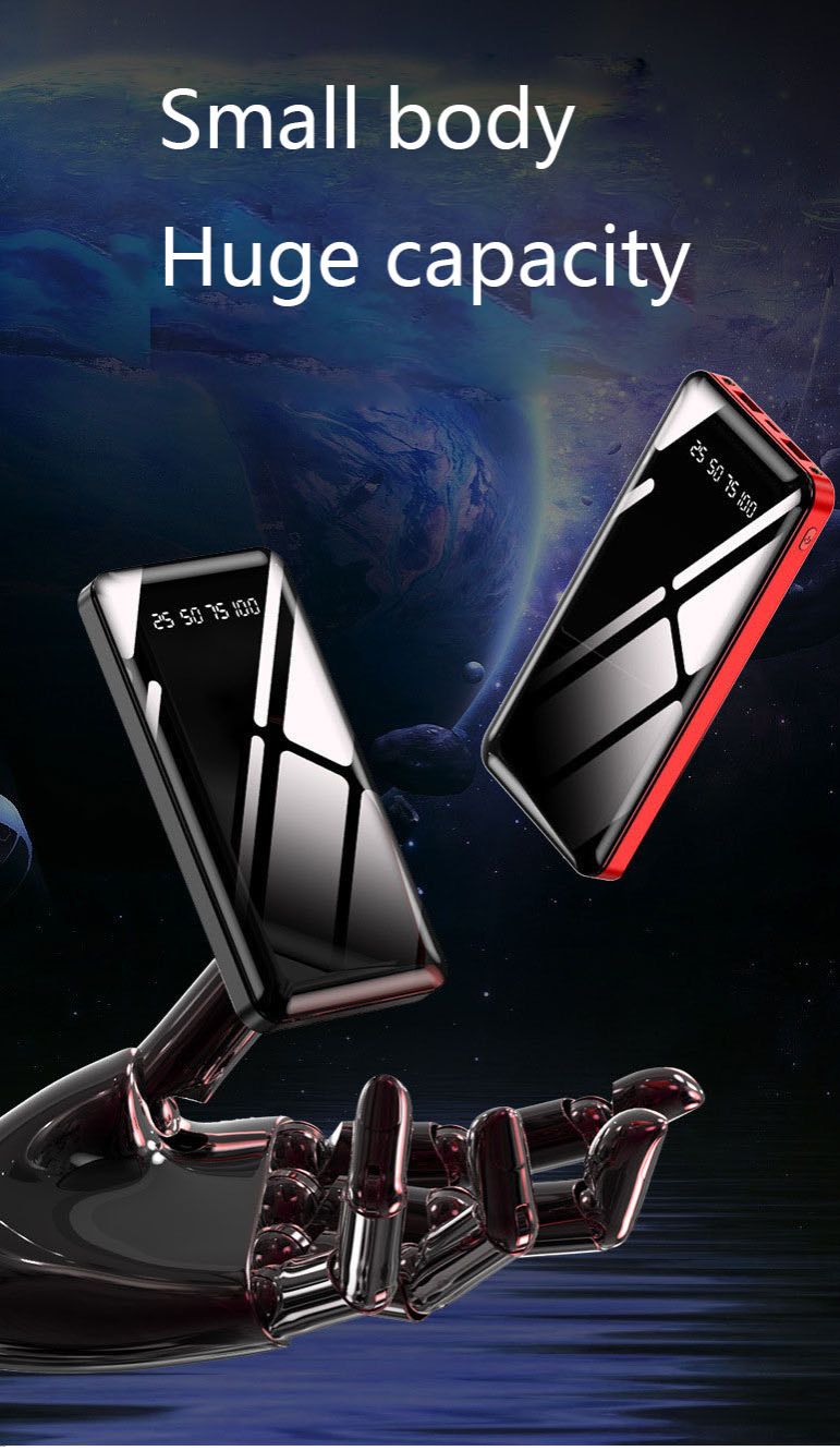 RichRipple 2A Fast Charge Power Banks 10000mAh iPhone&Android Power Bank Universal Portable Mobile Power With Dual USB LED Lamp powerbank