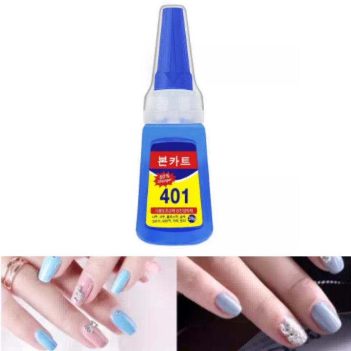401 Multi-purpose Super Strong Instant Adhesive Nail Glue Nail Art Decorations False/Fake Nails Bond