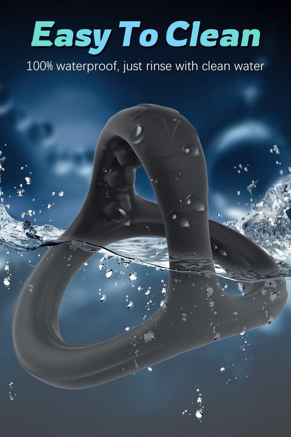 Silicone Cock/Penis Rings Set with 7 Different Sizes for Erection Enhancing, Long Lasting Stronger Strechy Adult Sex Toys for Men or Couple