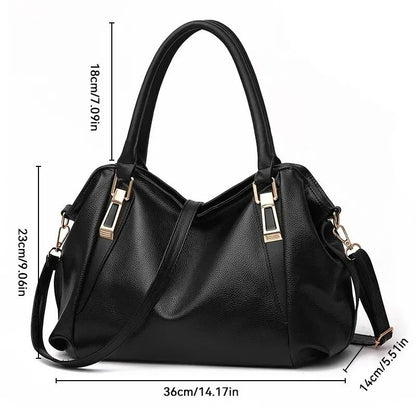 Women's bag Female Shoulder bag Handbag for women Crossbody bag new Casual fashion soft bags large capacity oblique body handbag Solid Color blue black