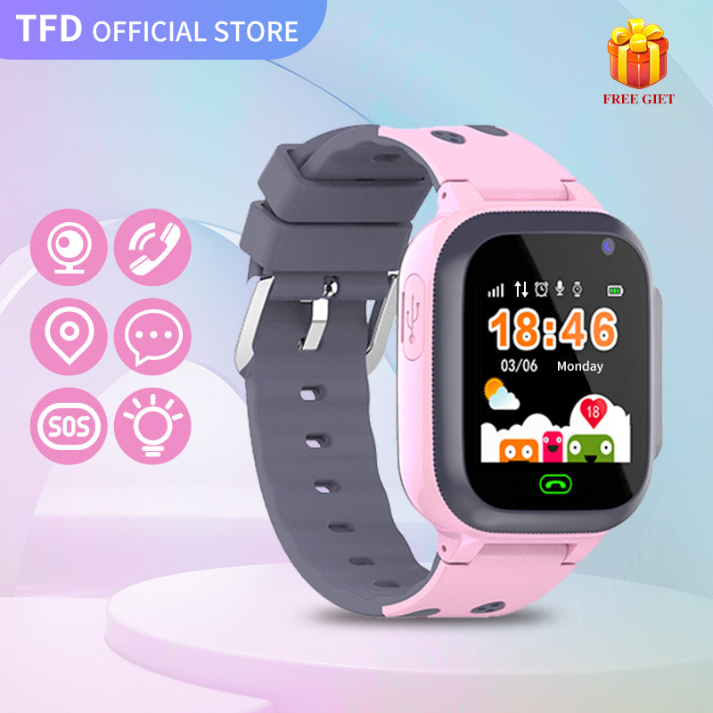 Kids Smart Watch Sim Card Call Phone Smartwatch For Children SOS Photo Waterproof Camera LBS Location Tracker Gift IOS Android