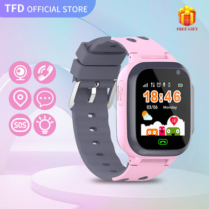 Kids Smart Watch Sim Card Call Phone Smartwatch For Children SOS Photo Waterproof Camera LBS Location Tracker Gift IOS Android