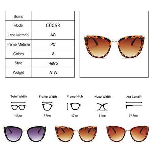 2024 New Arrivals Women Sunglasses Female Fashion Cateye Polarized Sunglasses, Sunwear Vintage Gradient Glasses Retro Cat eye Goggle Sun glasses Female Eyewear UV400 Eyewear Accessories