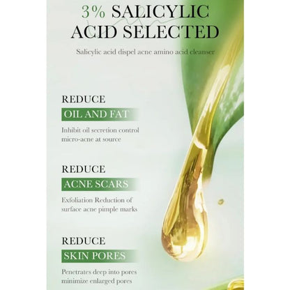 SADOER Face Cleanser, With 3% Salicylic Acid, Niacinamide & Centella Asiatica Collagen Acne Remover Facial Cleanser controls oils, Eliminates Acne, Removes Dirt Like Vitamin C, smoothens, hydrates