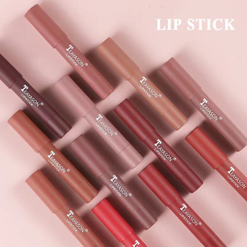 3pcs/set Velvet Matte Lipsticks Pencil Waterproof Long Lasting Lip Tint Pen Makeup Cosmetics
