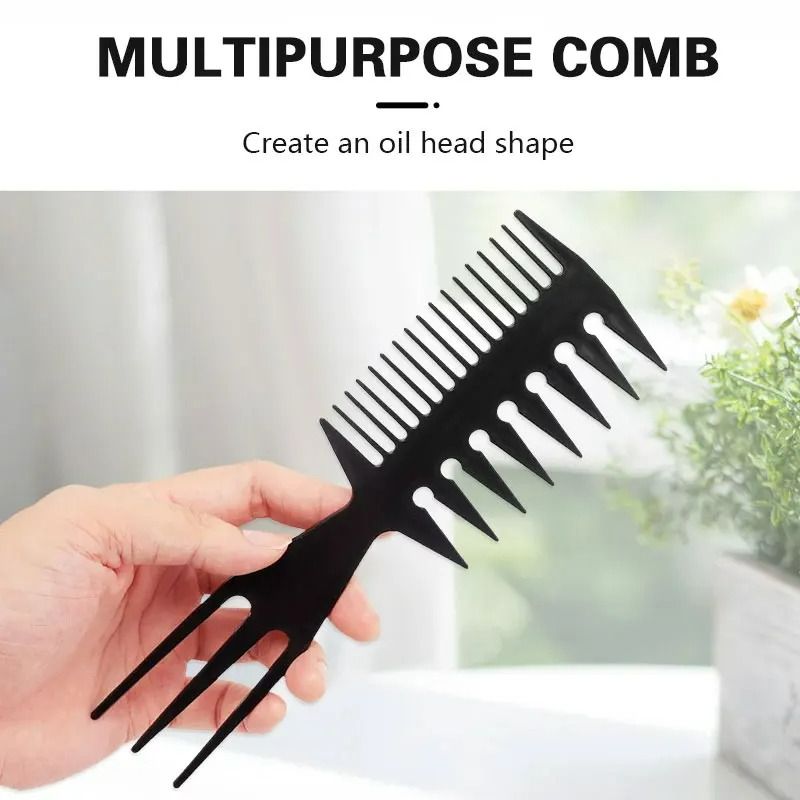11Pcs Hair Comb Hairdresser Brush Black Plastic Hairbrush Hair Styling Tail Comb Mini Salon Hair Tools