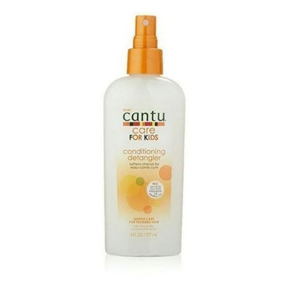 Cantu Care For Kids Curling Cream And Detangler Conditioner For Curls, Coils and Waves Textured Hair