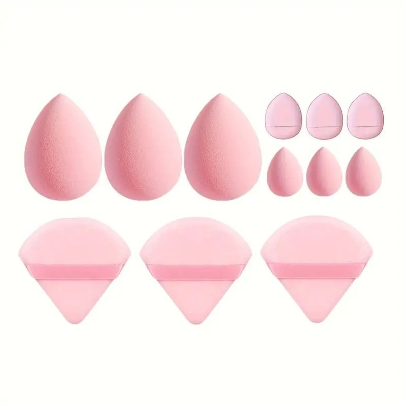 12pcs Beauty Egg Makeup Blender Cosmetic Puff Makeup Sponge Cushion Foundation Powder Sponge Beauty Tool Women Make Up Accessories