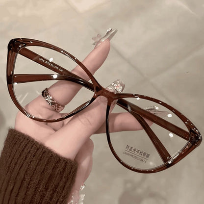 Women's Retro Cat Eye Anti Blue Light Glasses Anti Blue Light Gaming Glasses Computer Office Glasses Used For Daily Decorative Wear Or Eye Protection