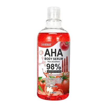 DR MEINAIER 98% AHA Body Serum Plus L-Glutathlone Tomato Extract - 500ml
