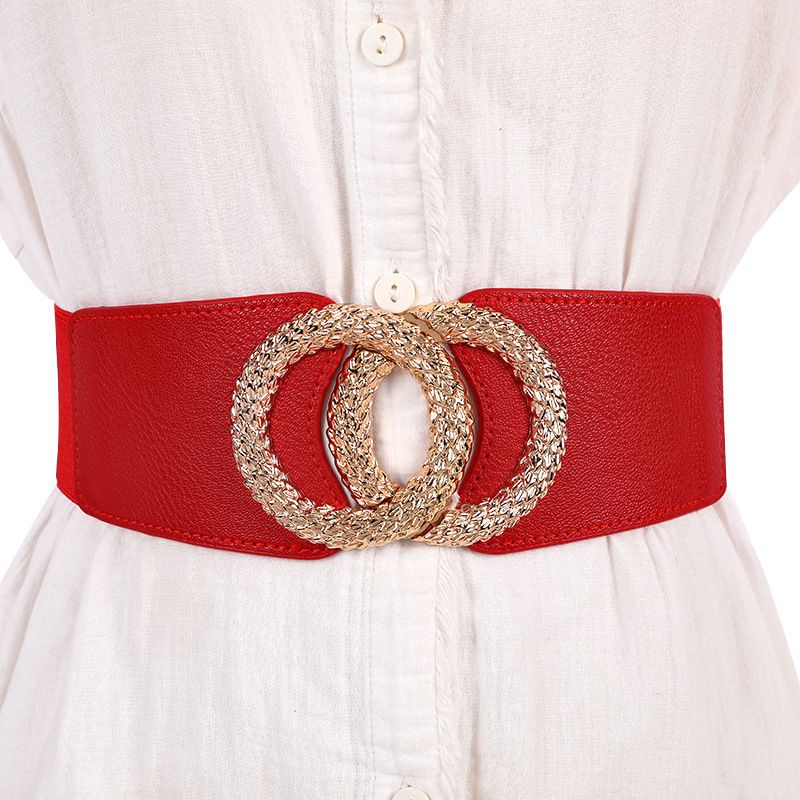 Classic Lady's Elastic Belt Fashion Elastic Wide Waist Seal New Casual Dress Versatile Decoration Trouser Belt Belt Female