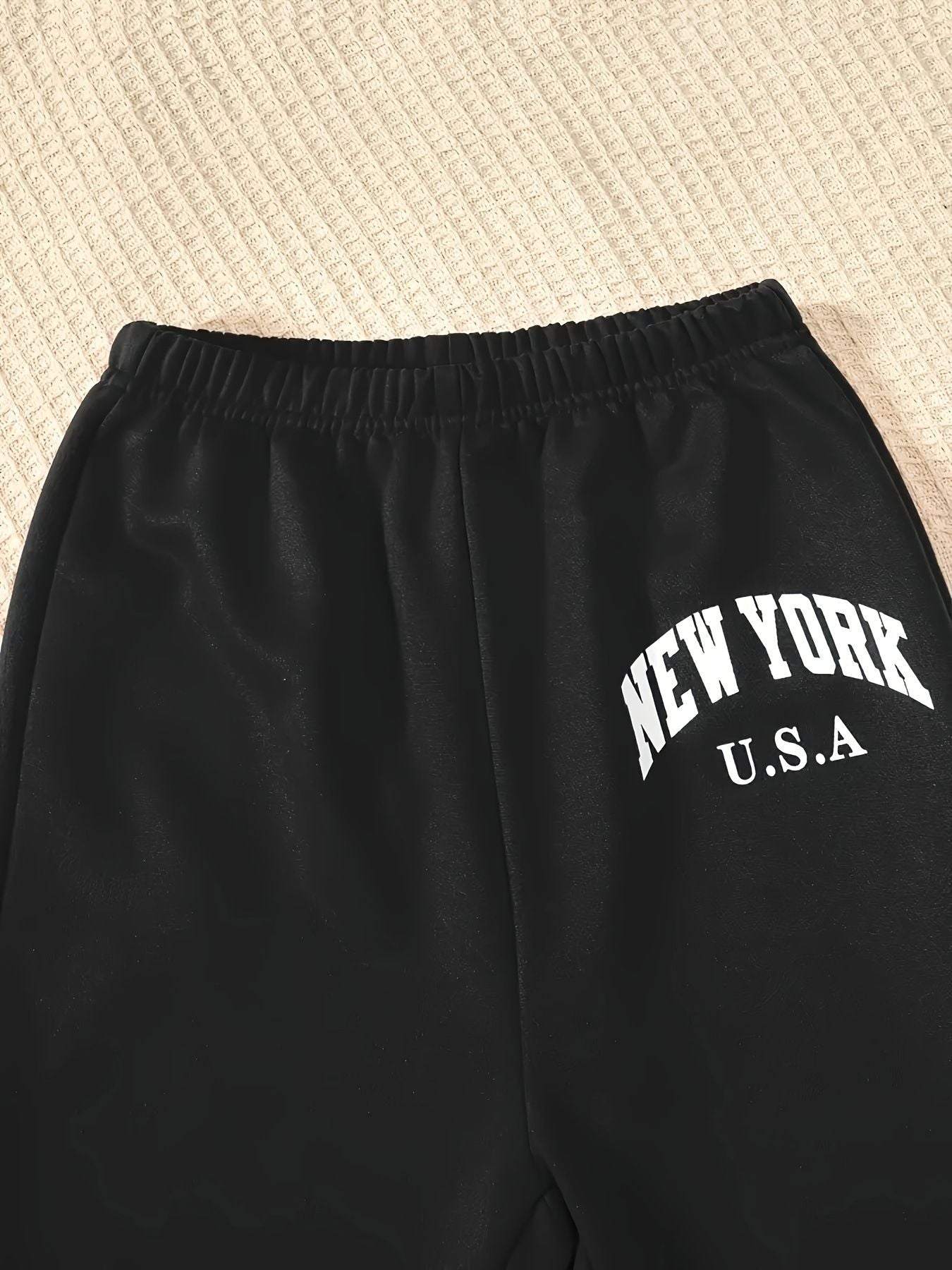 3-Piece Set(2Tops+1Pants) Girls' Spring/Fall Fashion Clothing Set: Cropped Hoodie, Tank Top & Sporty Outfit