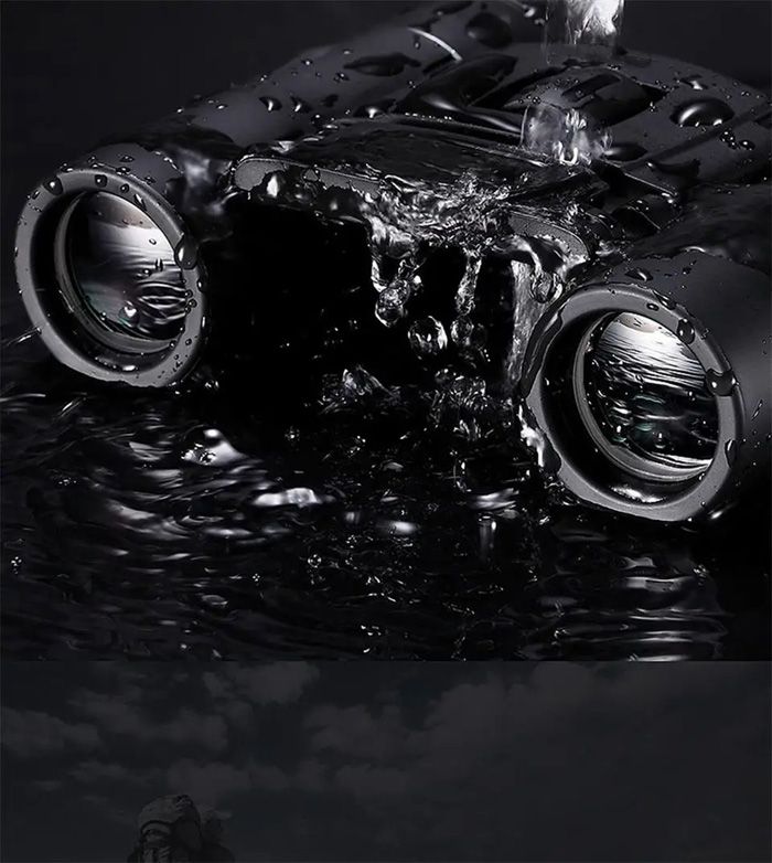 700x25 HD Zoom Portable Powerful Binoculars Long Range BAK4 Telescope Jumelles Folding FMC Binoculars for Hunting Camping Travel